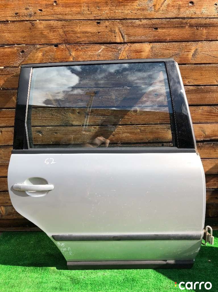 Обшивка двери задней правой (дверная карта) Volkswagen Passat 1996-2001, универсал, левый руль, фото 2