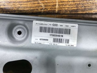 Стеклоподъемник задний левый, ориг. номер 1T0839461N, Volkswagen Touran 2003-2006