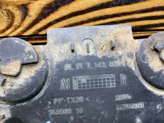 Защита арок (подкрылок), ориг. номер 51717143850, BMW 3 E90/E91/E92/E93 2004-2008