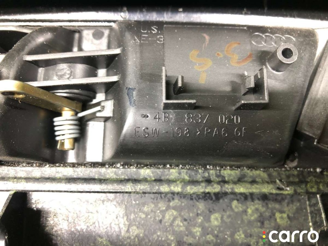 Ручка внутренняя передняя правая Audi A6 1997-2001, седан, левый руль, 4B0837020, фото 3