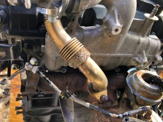 Трубка системы рециркуляции EGR, ориг. номер 038131521L, Volkswagen Passat 1996-2001
