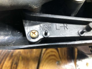 Зеркало наружное правое, ориг. номер E13023254, N35LR, N353DR, Nissan Primera 1990-1997