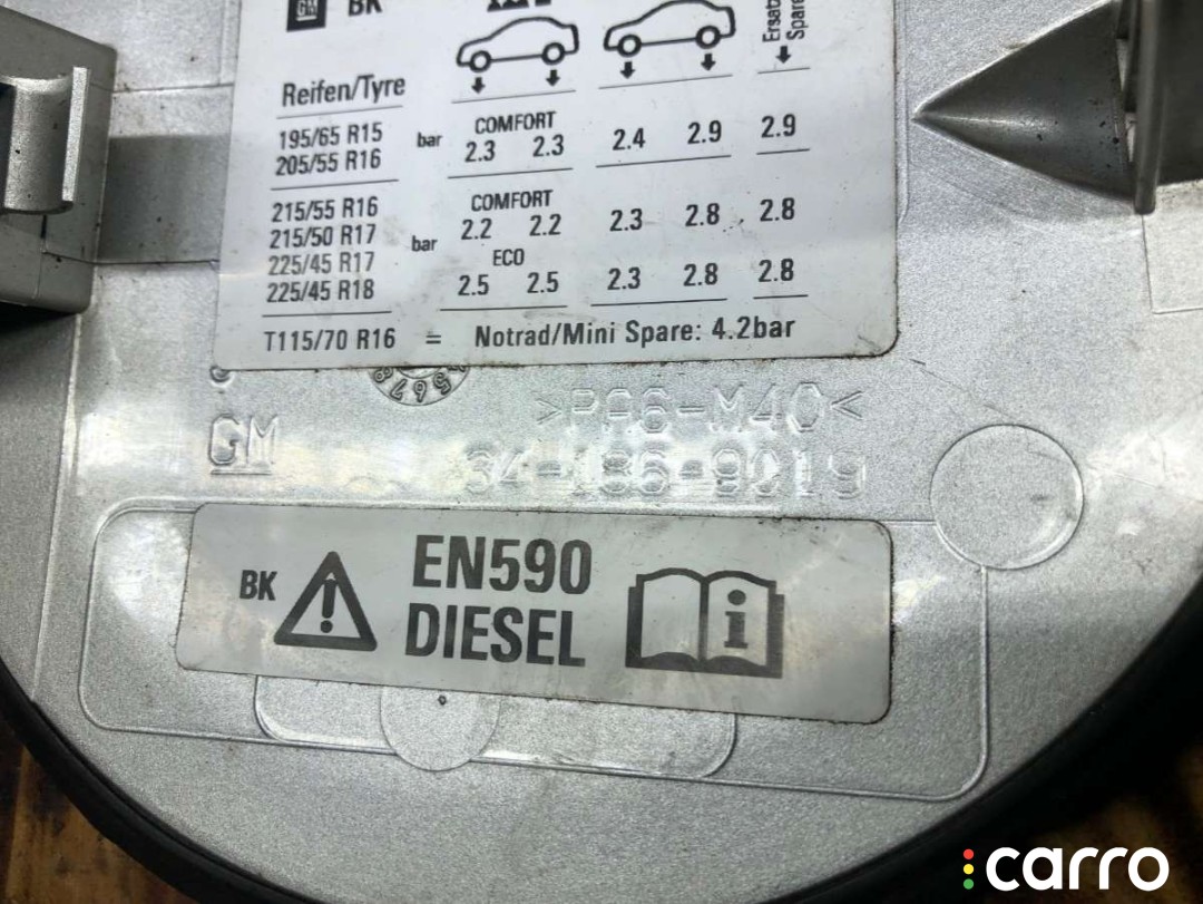 Лючок топливного бака Opel Vectra 2005-2008, 341869019, фото 3