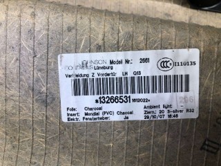Обшивка двери передней левой (дверная карта), ориг. номер 13266531, 1612022, Opel Zafira 2005-2008