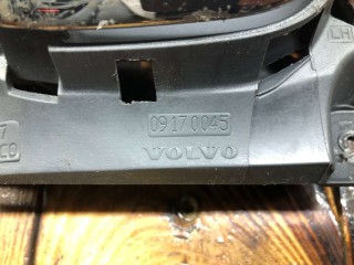 Ручка внутренняя передняя левая, ориг. номер 09170045, Volvo S80 1998-2003