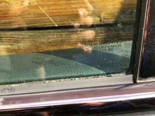 Стекло двери задней левой, Mercedes E W210 1999-2002