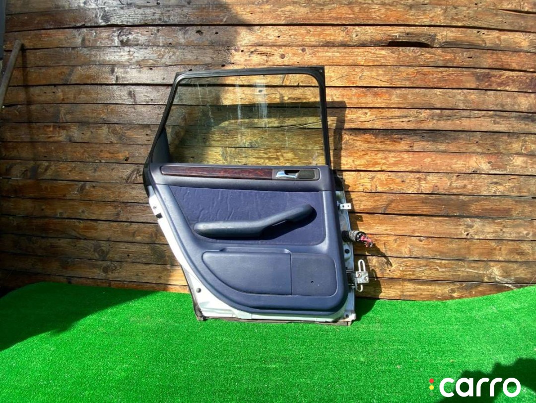Обшивка двери задней левой (дверная карта) Audi A6 1997-2001, универсал, левый руль, фото 2