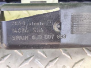 Кронштейн крепления бампера заднего, ориг. номер 14884, 6J3807863, Seat Ibiza 2001-2006