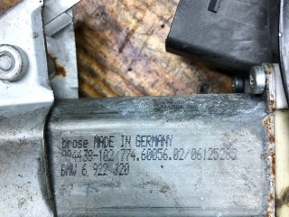 Стеклоподъемник электрический задний правый, ориг. номер 7034388S, 7075674E, BMW 5 E60/E61 2002-2007