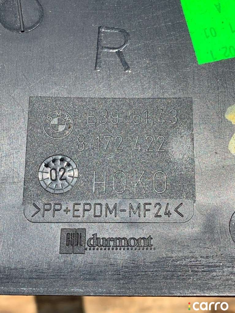 Пластик BMW 5 E39 1995-2000, универсал, левый руль, 51438172422, фото 3