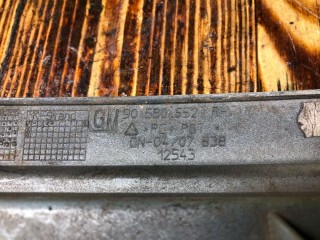 Накладка (ресничка) правой фары, ориг. номер 90580652RH, 12543, Opel Zafira 1999-2003