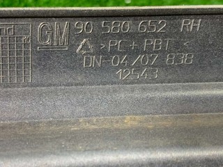 Накладка под фонарь правый, Opel Zafira 1999-2003