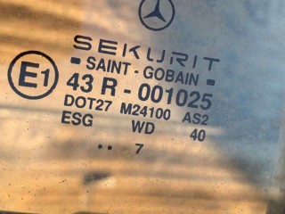 Стекло двери задней правой, Mercedes E W210 1999-2002