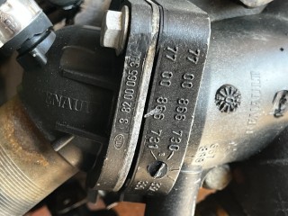 Корпус термостата, ориг. номер 7700866730, 7700866731, Renault Scenic 1999-2003