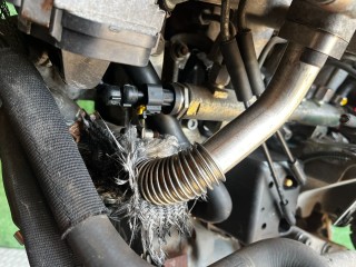Трубка системы рециркуляции EGR, Opel Zafira 2003-2006