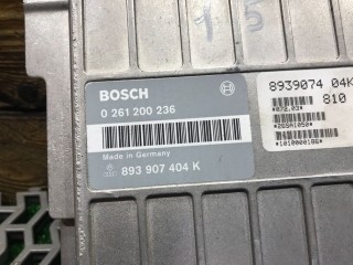 Блок управления двигателем, ориг. номер 0261200236, 893907404K, Audi 80 1986-1992
