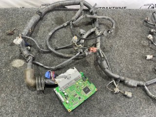 Проводка двс с блоком управления, ориг. номер 237106N000, A56001A26N, 2371M6N000, 237106N001, 2371M6N001, 237106N003, 2371M6N003, 237106N004, 2371M6N004, A56R23AA7, Nissan Sunny 1990-2000