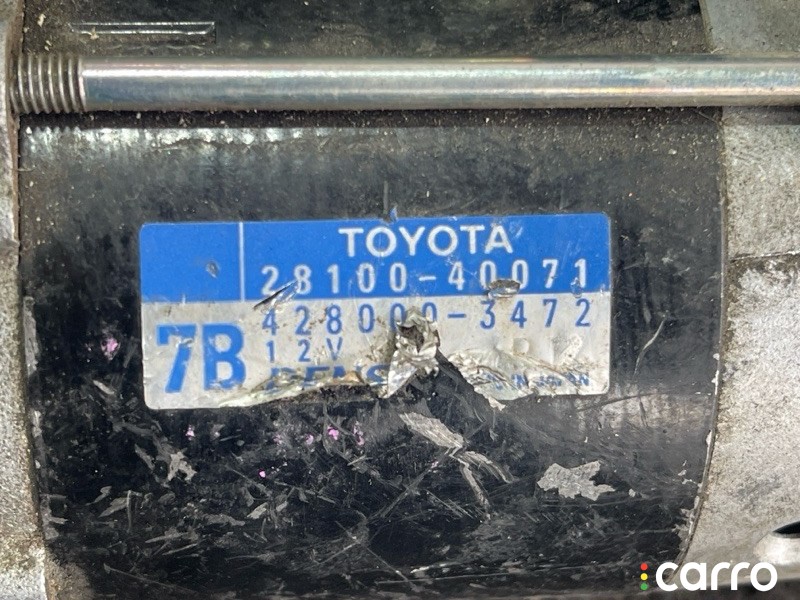 2810040071, 4280003472 стартер Toyota Vitz 2009г. - фото №6