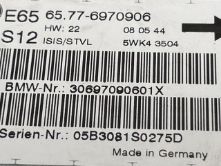 Блок управления подушками безопасности, ориг. номер 65776970906, BMW 7-Series