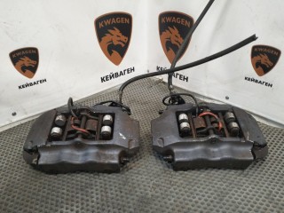 Суппорт тормозной комплект, ориг. номер 7P6615404M, 7P6615403M, Volkswagen Touareg 2010-2014