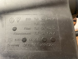 Корпус воздушного фильтра, ориг. номер 7L0129601A, 7L0129607D, Volkswagen Touareg