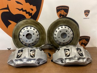 Суппорт тормозной комплект, ориг. номер 4M0615301AS, 4M0615311E, 4M0615312E, 4M0615108BK, 4M0615107BK, 4M0615107A, 4M0615206BG, 4M0615205BG, 4M0615107F, 4M0615107K, 4M0615108A, 4M0615108F, 4M0615108K, Audi Q7 2015-2019