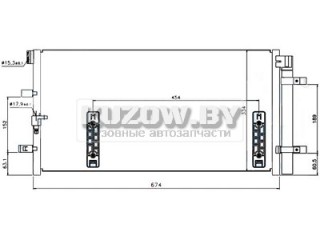 Радиатор кондиционера Audi Q5 1 2008-2012, LOR003-016-0021