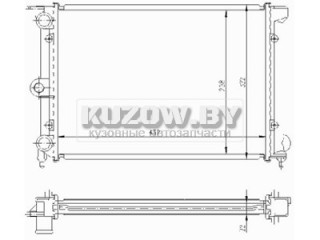 Радиатор (основной) Volkswagen Jetta 2 1983-1987, LOR053-017-0002