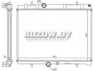 Радиатор (основной) Citroen C4 Grand Picasso 1 2006-2013, LOR009-017-0011
