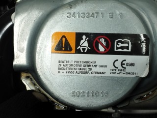 Ремень безопасности, ориг. номер 72117941623, BMW X5 2018-2023