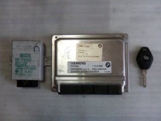 Блок DME MS-43+CAS +ключ, ориг. номер 12147519308, BMW 5-Series 1995-2000