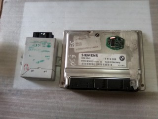 Блок DME+EWS+плата ключа, ориг. номер 12147519308, BMW 5-Series 1995-2000