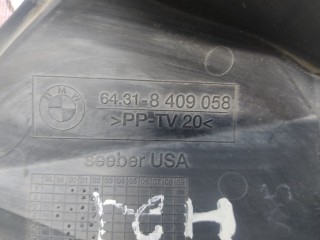 Воздуховод микрофильтра, ориг. номер 64318409058, BMW X5 1999-2003