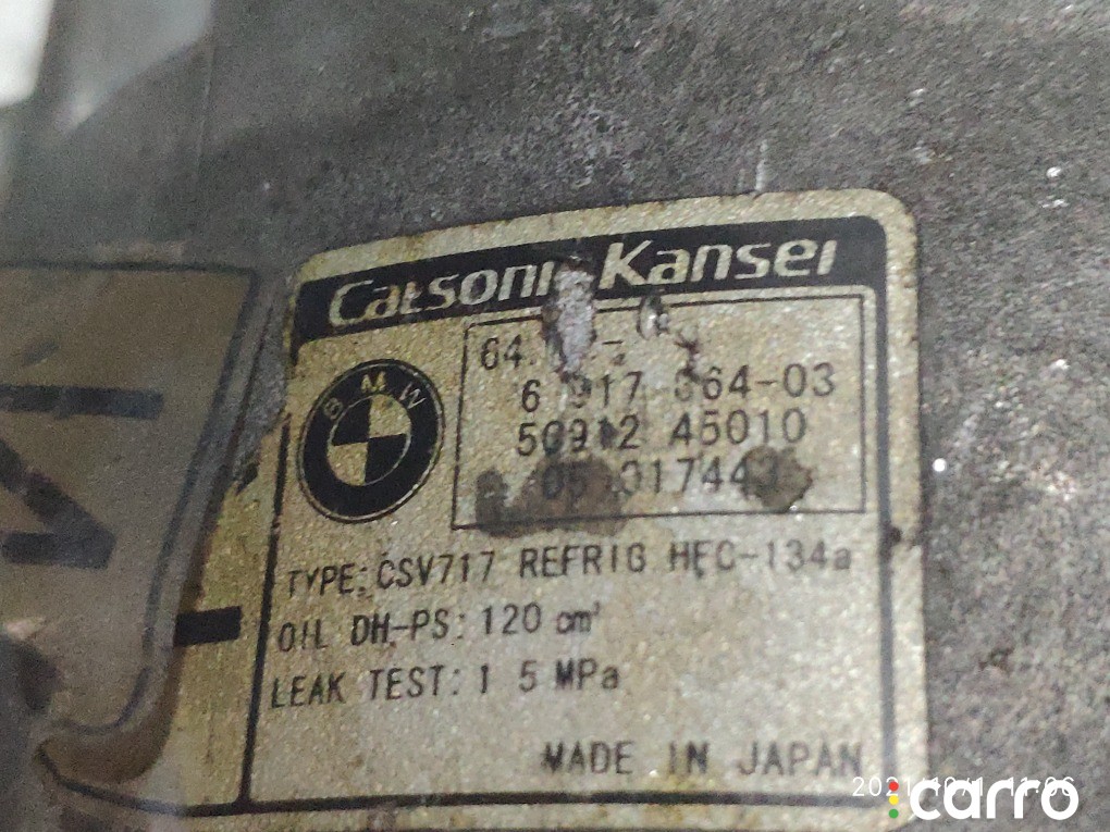 Компрессор кондиционера BMW X5, N62, 6452-6917864, фото 2