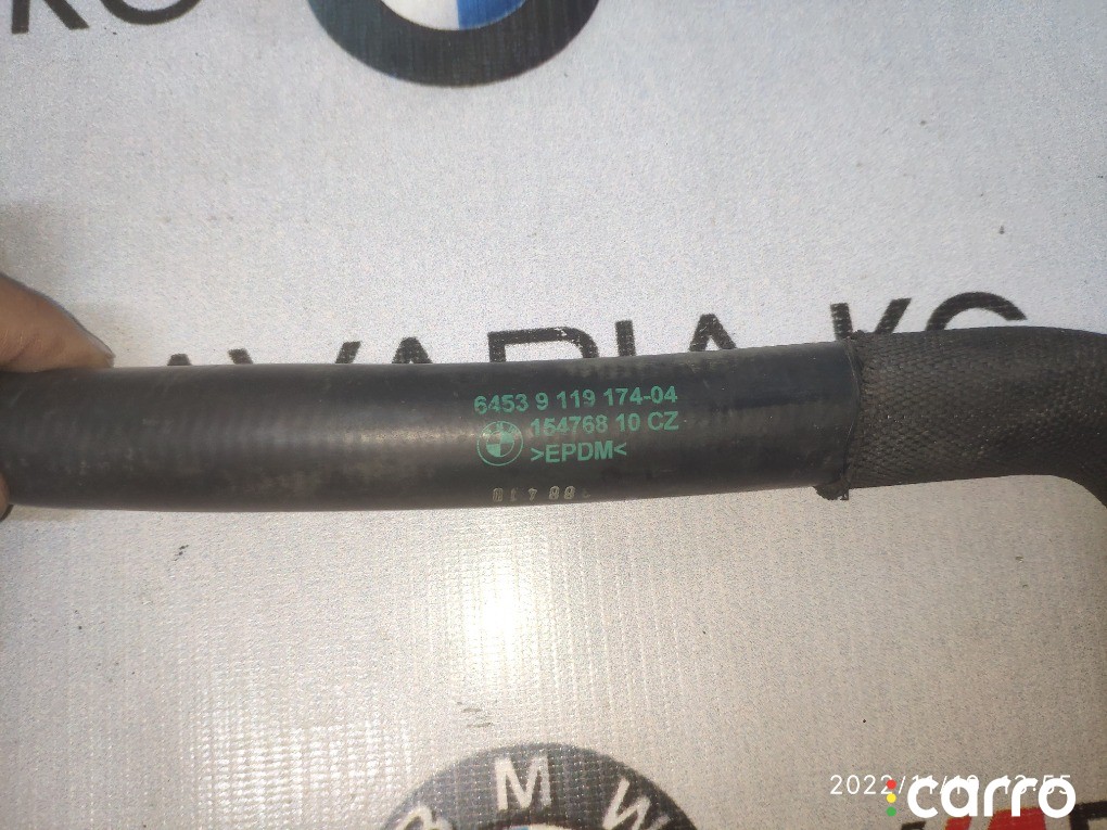 Патрубок на клапана печки BMW 750IX, N63B44, 64539119174, фото 3