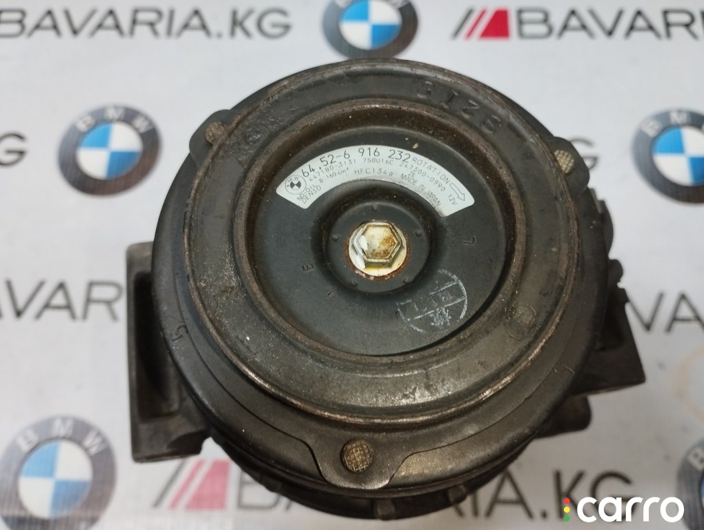 Компрессор кондиционера BMW 530i, M54B30, 64526916232, фото 4