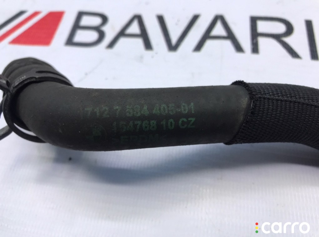 Патрубок расширительного бачка BMW 750IX, N63B44, 17127584405, фото 2