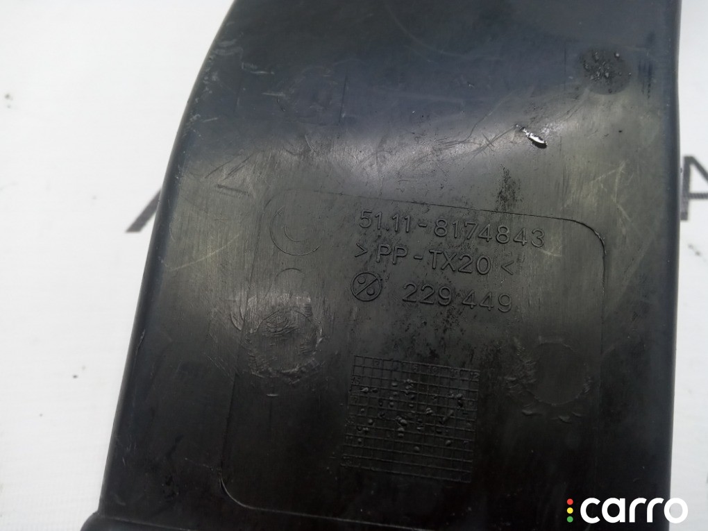 Воздуховод тормозов BMW 528i, 51118174843, фото 3
