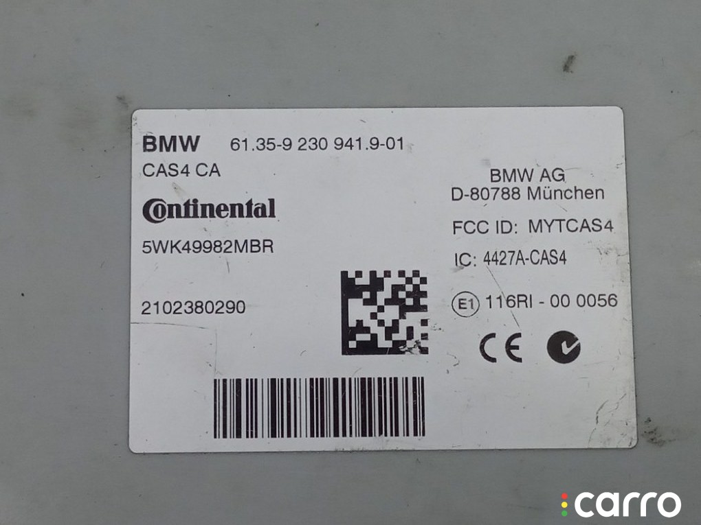 Блок DME+CAS+ключ BMW 535, 12147614649, фото 3