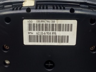 Щиток приборов, ориг. номер 62119155822, 62116914895, BMW 530i