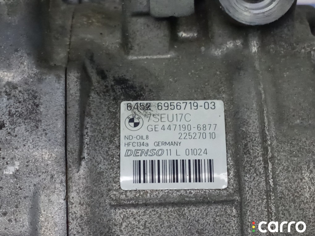 Компрессор кондиционера BMW 335i, N54B30, 64526956719, фото 4