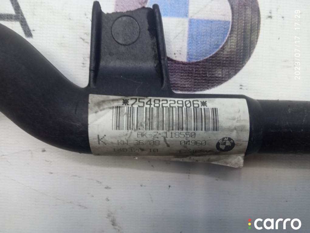 Патрубок расширительного бачка BMW 135is, N54B30, 17127548229, фото 3