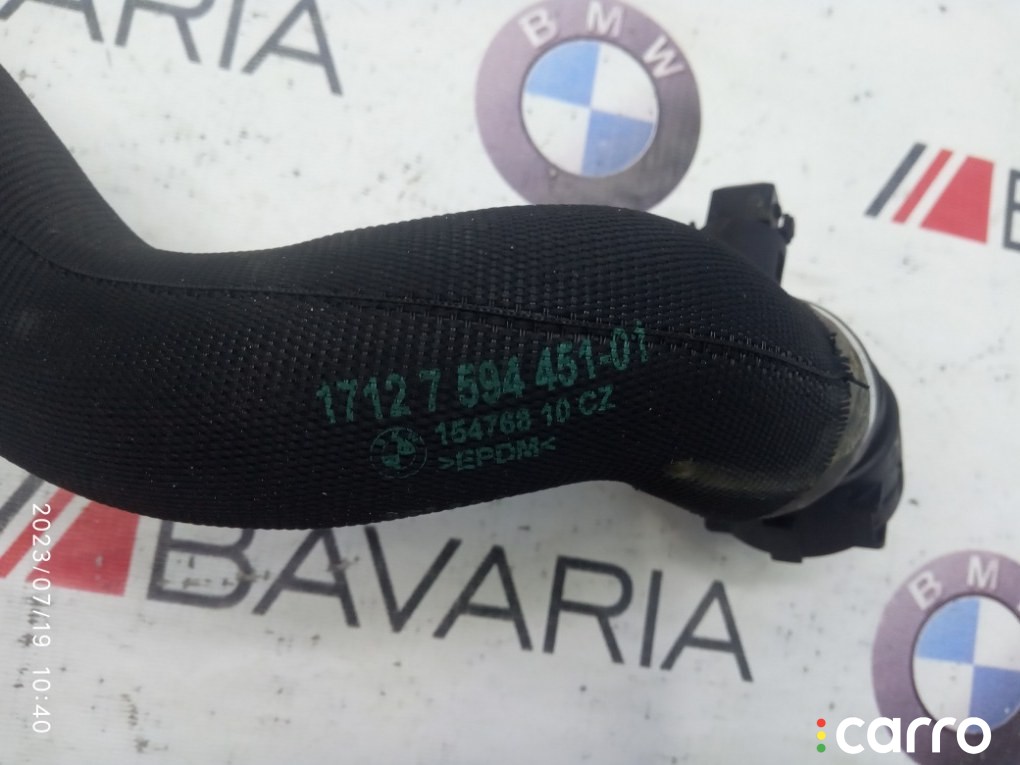 Патрубок радиатора нижний BMW, 17127594451, фото 2