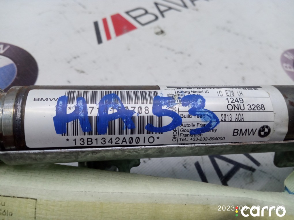 Airbag-шторка BMW X5, левый руль, 72127141507, фото 3