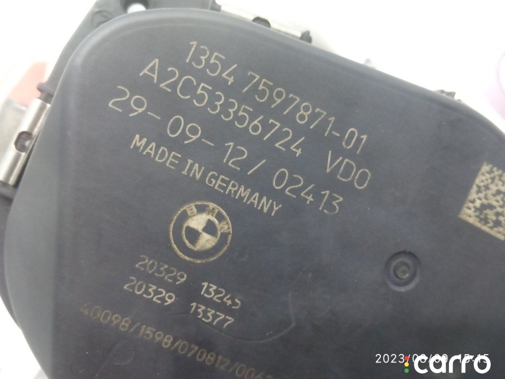 Дроссельная заслонка BMW 335i, N55B30, 13547597871, фото 3