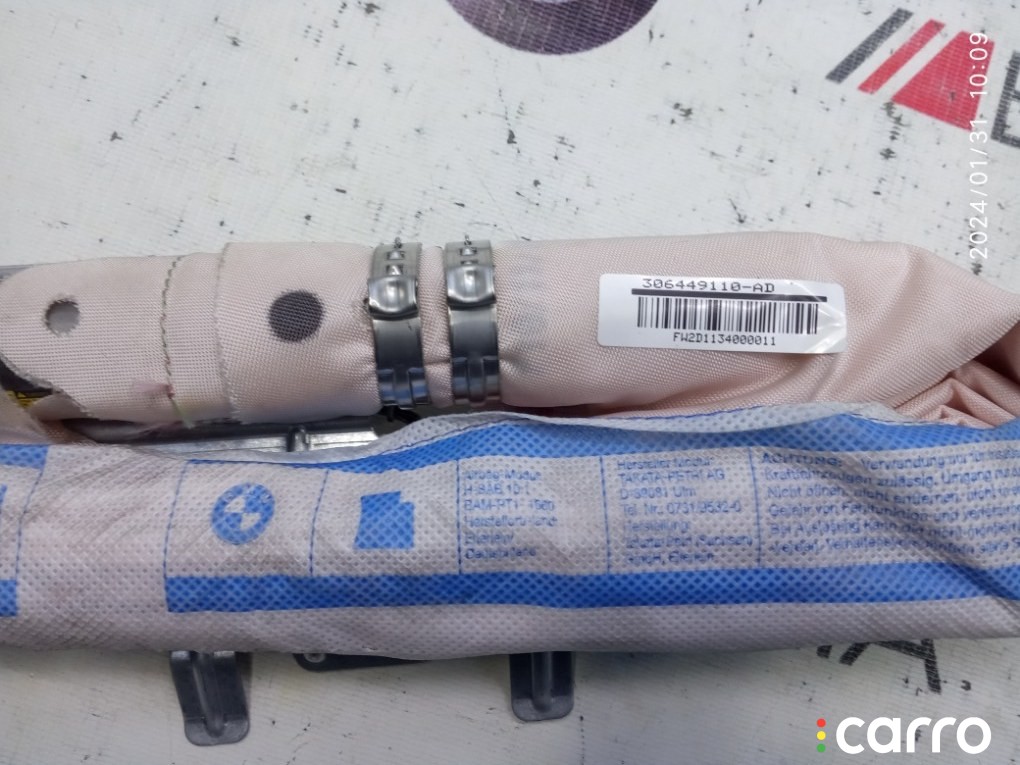 Airbag-шторка BMW 5-Series, левый руль, 72129143417, фото 2