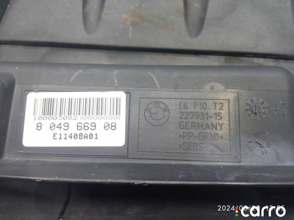 Воздуховод радиатора BMW 5' 535i, N55B30, 51747200781, фото 5