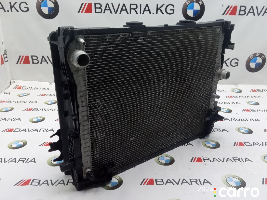 Радиатор охлаждающей жидкости BMW 5' 550i, N63B44, 17117601832, фото 2