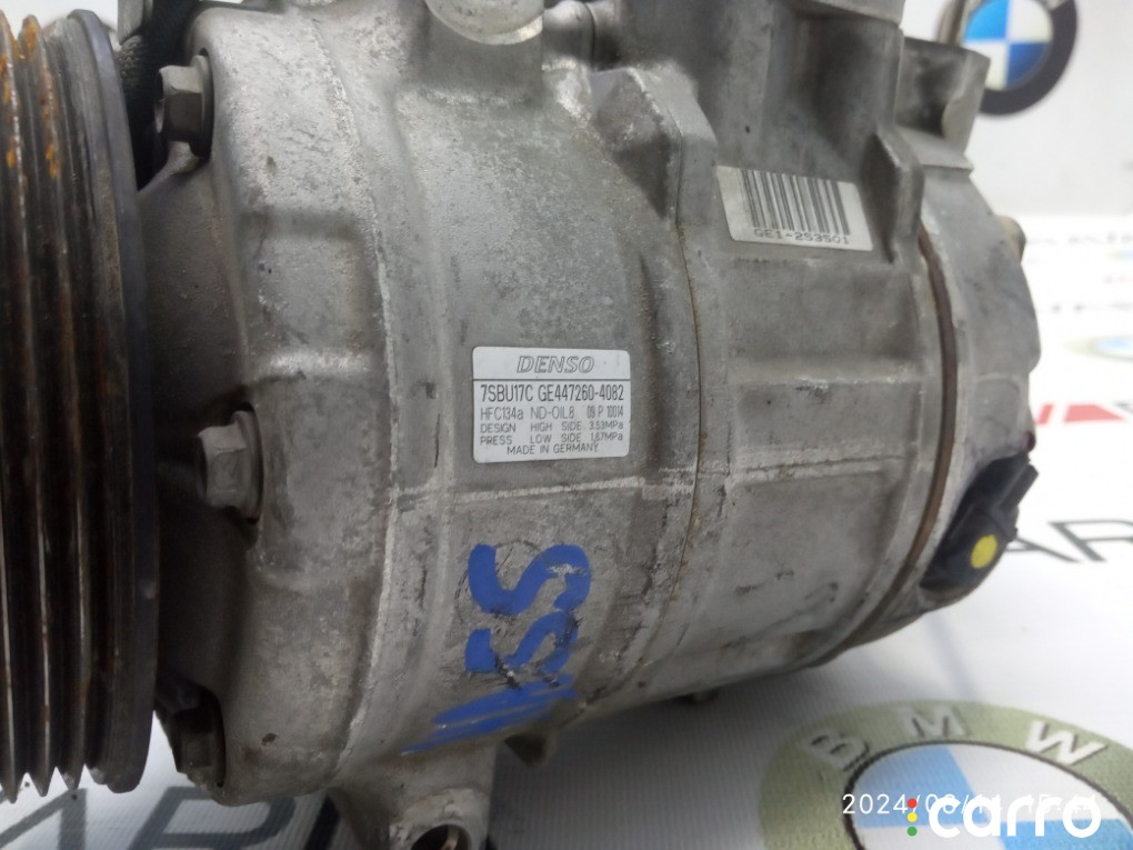 Компрессор кондиционера BMW 335i, N55B30, 64529217868, фото 2