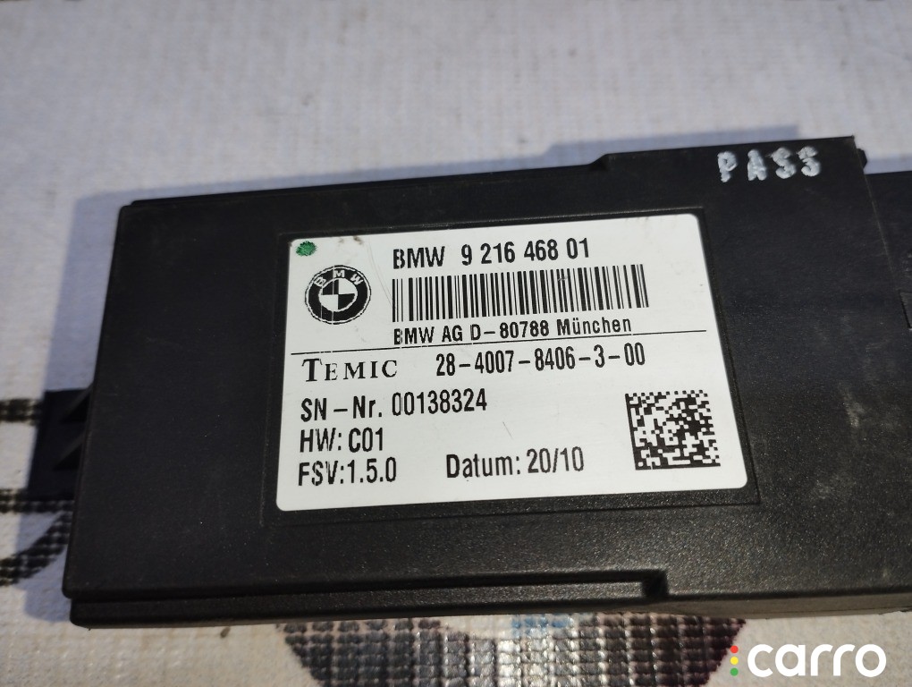 Модуль сиденья BMW 5' 550i, 61359216468, фото 4